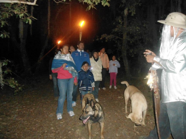 Guias en la caminata
